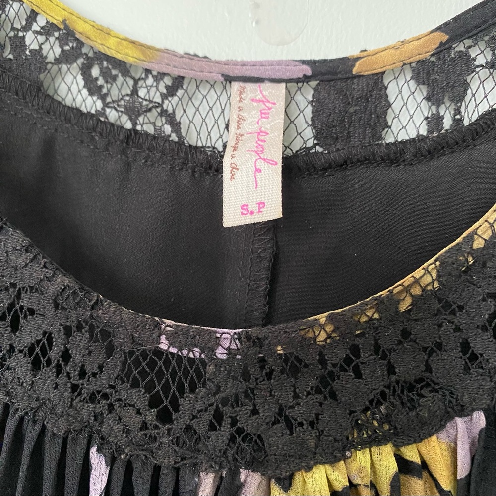 FREE PEOPLE pleated a-line tent dress - Picture 4 of 5